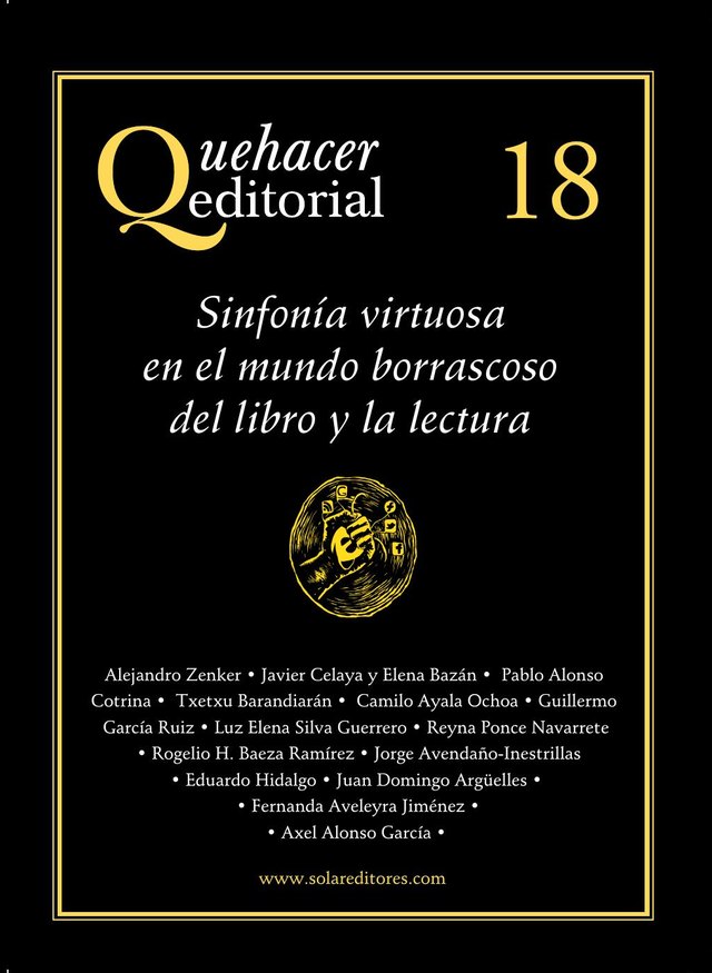 Portada del número 18 de Quehacer Editorial: Sinfonía virtuosa
